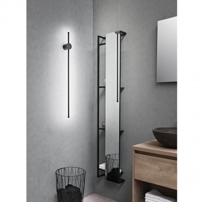  Perenz - Modello: Clock - Applique a led grande lineare con struttura in metallo e diffusore in acrilico - Attacco Lampadina: Led Integrato - 1 Lampadina - Watt 20W - Lumen 2050 - Dimmerabile: NO - Gradi Kelvin 3000k Luce Calda - Grado di Protezione: IP54 - SKU: 8186 