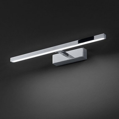  Perenz - Modello: Riga - Applique a led piccola struttura in metallo e diffusore in acrilico orientabile - Attacco Lampadina: Led Integrato - 1 Lampadina - Watt 12W - Lumen 840 - Dimmerabile: NO - Gradi Kelvin 3000k-4000k-6000k - Classe Energetica: A+ - SKU: 8040 