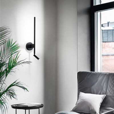  Perenz - Modello: Ramon - Applique da parete a LED stile moderno in metallo diffusore regolabile - Attacco Lampadina: Led Integrato - 1 Lampadina - Watt 6W - Lumen 210 - Dimmerabile: NO - Gradi Kelvin 3000k Luce Calda - Classe Energetica: A+ - SKU: 6654 