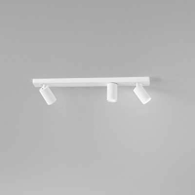  Perenz - Modello: Oddy - Applique da parete in alluminio con faretti orientabili rotondi - Attacco Lampadina: GU10 - 3 Lampadine - Watt 50W - Dimmerabile: NO - Grado di Protezione: IP20 - SKU: 8176 