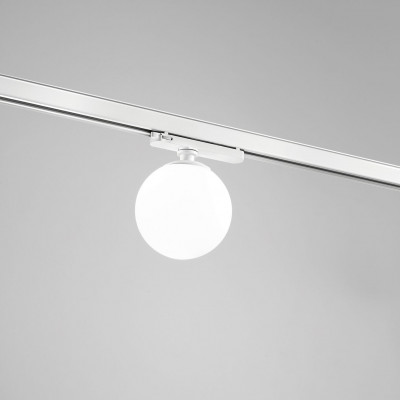  Perenz - Modello: Binario - Faretto a led per sistema binario con boccia in vetro grande - Attacco Lampadina: Led Integrato - 1 Lampadina - Watt 24W - Lumen 1680 - Dimmerabile: NO - Gradi Kelvin 3000k Luce Calda - Classe Energetica: A+ - SKU: 8102 