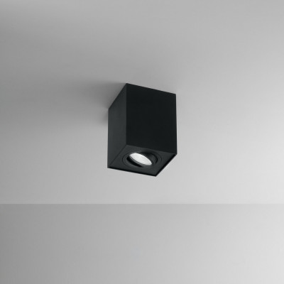  Perenz - Modello: Centric - Faretto da soffitto struttura in metallo e diffusore quadrato - Attacco Lampadina: GU10 - 1 Lampadina - Watt 35W - Dimmerabile: NO - Grado di Protezione: IP20 - SKU: 8364 