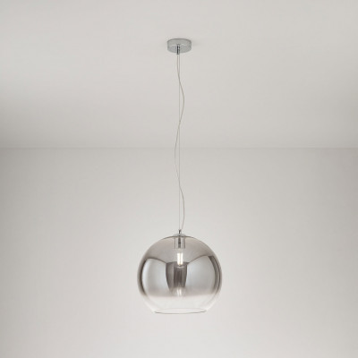  Perenz - Planet - Lampada a sospensione singola piccola in metallo diffusore in vetro a led - 1 Lampadina E27 60W - IP20 - SKU: 8524 