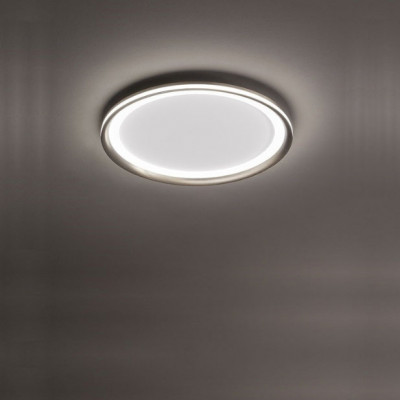  Perenz - Modello: Edge - Lampada da soffitto piccola a led con struttura in metallo rotonda - Attacco Lampadina: Led Integrato - 1 Lampadina - Watt 38W - Lumen 2060 - Dimmerabile: NO - Gradi Kelvin 3000k Luce Calda - Grado di Protezione: IP20 - SKU: 8196 