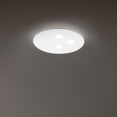  Perenz - Modello: Random - Plafoniera a led con struttura in alluminio rotonda dal design moderno - Colore: Bianco - Attacco Lampadina: Led Integrato - 1 Lampadina - Watt 27W - Lumen 3840 - Dimmerabile: NO - Gradi Kelvin 3000k Luce Calda - Grado di Protezione: IP20 - SKU: 8190BLC - Codice EAN: 8023559540898 