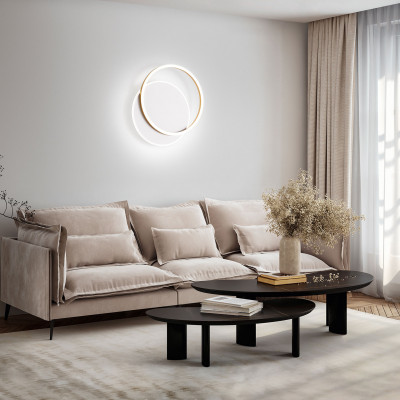  Perenz - Modello: Orbit - Plafoniera a led piccola con struttura in metallo dal design moderno - Attacco Lampadina: Led Integrato - 1 Lampadina - Watt 43W - Lumen 3010 - Dimmerabile: NO - Gradi Kelvin 3000k Luce Calda - Grado di Protezione: IP20 - SKU: 8194 