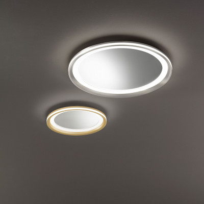  Perenz - Modello: Miro - Plafoniera a led piccola con struttura in metallo rotonda dal design moderno - Attacco Lampadina: Led Integrato - 1 Lampadina - Watt 38W - Lumen 2660 - Dimmerabile: SI - Gradi Kelvin 3000k Luce Calda - Grado di Protezione: IP20 - SKU: 8258 