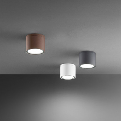  Perenz - Modello: Up - Plafoniera da esterno rotonda con struttura in metallo e diffusore in vetro - Attacco Lampadina: GX53 - 1 Lampadina - Watt 18W - Dimmerabile: NO - Grado di Protezione: IP65 - SKU: 8346 