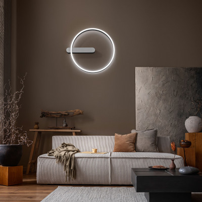  Perenz - Modello: Off - Plafoniera da soffitto in metallo a led dimmerabile con diffusore in acrilico - Attacco Lampadina: Led Integrato - 1 Lampadina - Watt 52W - Lumen 4160 - Dimmerabile: SI - Gradi Kelvin 3000k-4000k-6000k - Grado di Protezione: IP20 - SKU: 8426 