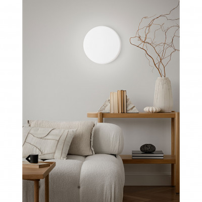  Perenz - Modello: Pastille - Plafoniera led grande con struttura in metallo e diffusore in vetro - Colore: Bianco - Attacco Lampadina: Led Integrato - 1 Lampadina - Watt 24W - Lumen 1920 - Dimmerabile: SI - Gradi Kelvin 3000k-4000k - Grado di Protezione: IP20 - SKU: 8538BCT - Codice EAN: 8023559549495 