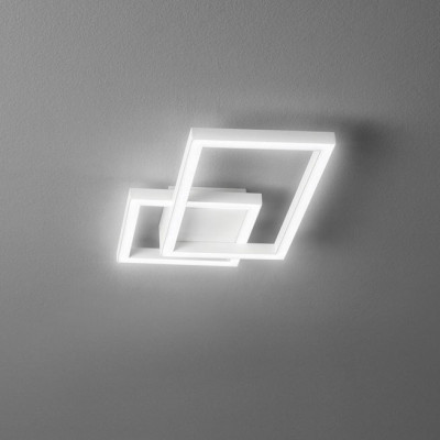  Perenz - Modello: Cross - Plafoniera led piccola in metallo e diffusore in acrilico dal design moderno - Attacco Lampadina: Led Integrato - 1 Lampadina - Watt 20W - Lumen 1500 - Dimmerabile: SI - Gradi Kelvin 3000k-4000k-6000k - Grado di Protezione: IP20 - SKU: 8058 