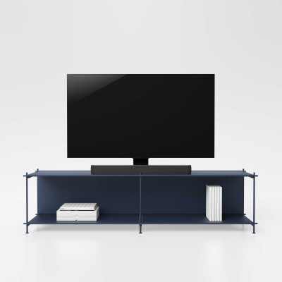  Pezzani - Modello: Musa - Mobile porta-TV da 185 cm con struttura in acciaio dal design moderno - SKU: 0/71.COMP-20 