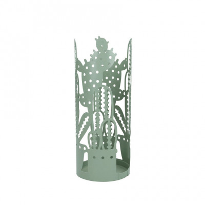  Brandani - Modello: Cactus - Porta bicchieri in metallo dal design moderno - Colore: Verde - SKU: B51746 - Codice EAN: 8029722517469 