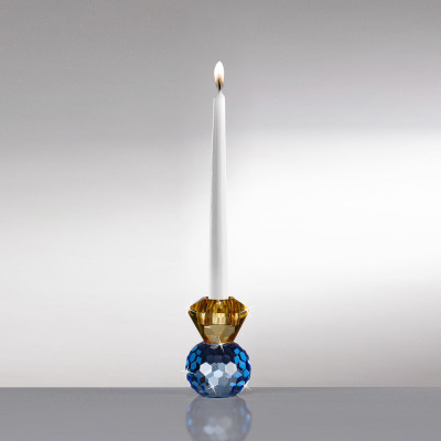  Ranoldi - Candeliere in cristallo dal design elegante - Colore: Blu/Oro - SKU: CBB463 - Codice EAN: 1234567180106 