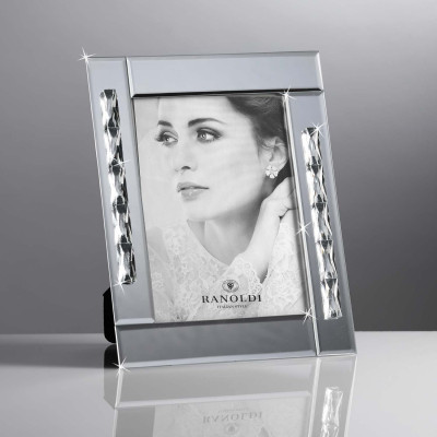  Ranoldi - Portafoto con cornice in cristallo a specchio - Foto 13x18 - SKU: CBB514 