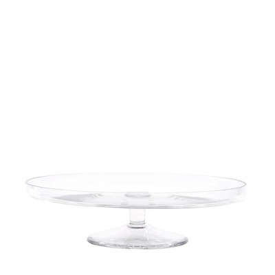  Simple Day - Alzatina bassa in vetro - Colore: Trasparente - SKU: 10012089 - Codice EAN: 8058269691547 