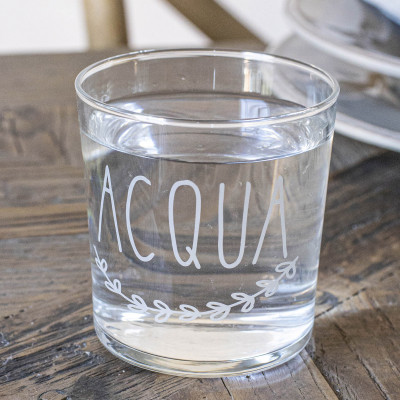  Simple Day - Set 6 Bicchieri Acqua in vetro - Colore: Trasparente - SKU: 10011930 - Codice EAN: 8058269690793 