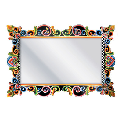  Tom's Drag - Consolle Black Collection dal design eclettico in legno - Colore: Multicolore - SKU: TOM102065 