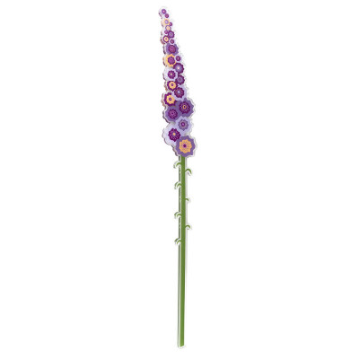  Vesta - Modello: Funny flowers - Fiore grande lilla in plexiglass per vaso - Colore: Viola - SKU: 04339.118 - Codice EAN: 8056622711215 