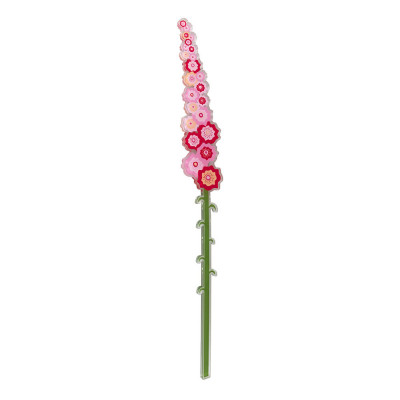  Vesta - Modello: Funny flowers - Fiore piccolo lilla in plexiglass per vaso - Colore: Rosa - SKU: 04338.184 - Codice EAN: 8056622711208 