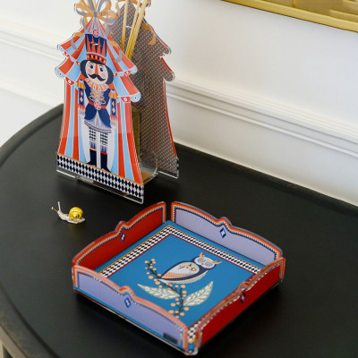  Vesta - Sogno - Vuotatasche quadrato con gufetto - Colore: Multicolore - SKU: 03794GU 