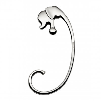  Alessi - Design By: Frédéric Gooris, con Sebastiano Tosi - Gancio da tavolo per borsa Jumbo - Colore: Acciaio - SKU: FGO05 - Codice EAN: 8003299376360 