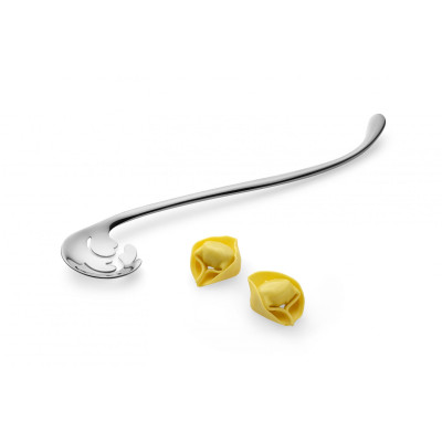 Alessi - Design By: Miriam Mirri - Assaggia pasta Vabene - Colore: Acciaio - SKU: MMI31 - Codice EAN: 8003299410125