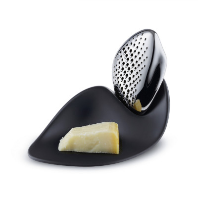  Alessi - Design By: Zaha Hadid - Grattugia Forma - Colore: Acciaio - SKU: ZH03 - Codice EAN: 8003299412594 