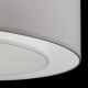 Lampada da Soffitto moderna con paralume in tessuto e struttura in metallo
