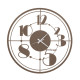 Orologio da parete rotondo in stile rétro