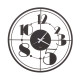 Orologio da parete rotondo in stile rétro