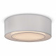 Lampada da Soffitto moderna con paralume in tessuto e struttura in metallo