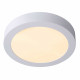 Lampada da soffitto grande rotonda in alluminio con diffusore a led dimmerabile