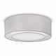 Lampada da Soffitto moderna con paralume in tessuto e struttura in metallo