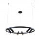 Sospensione moderna circolare a led