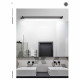 Applique da parete a LED media orientabile stile moderno per bagno