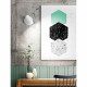 Faretto a LED singolo design moderno in metallo con interruttore