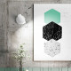 Faretto a LED singolo design moderno in metallo con interruttore