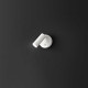 Faretto a LED singolo design moderno in metallo con interruttore