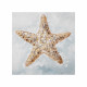Set 2pz dipinto a mano per cucina con tema marino "Seafloor" 30x30