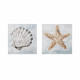 Set 2pz dipinto a mano per cucina con tema marino "Seafloor" 30x30