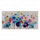 Dipinto floreale su tela 140x70 Aromaterapia