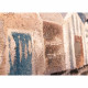 Set 2pz quadri dipinti moderni con paesaggio "Vintage Beach" 30x30