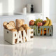Cestino porta pane in metallo design moderno