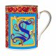 Mug in porcellana dal design classico "lettera S"
