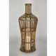 Lanterna grande in bambu con candela a led