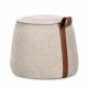 Pouf in tessuto dal design moderno