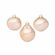 Set 3 pezzi palline per albero di natale organic d.8