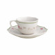 Set 2 pz tazze da caffe in porcellana dalle linee classiche