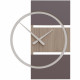 Orologio da parete grande in legno dal design moderno ed elegante